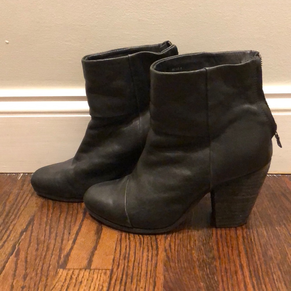 Rag & Bone Newbury Black Boots 8/38